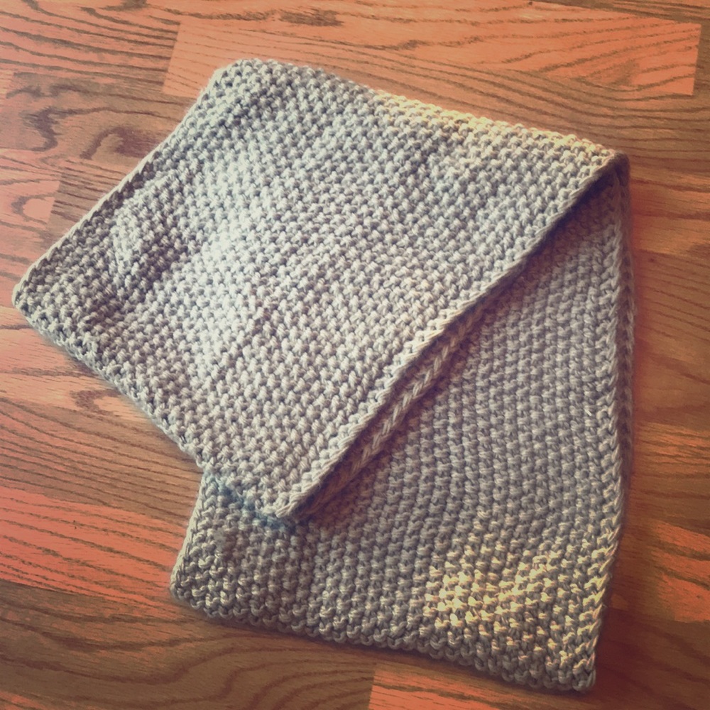 Tan infinity scarf